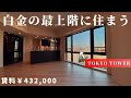 【最上階】東京タワーも見える白金エリアの新築物件