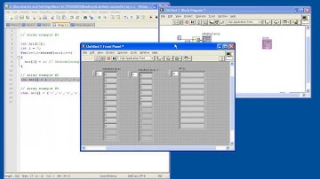 Labview tutorial for C programmers #6 - Arrays