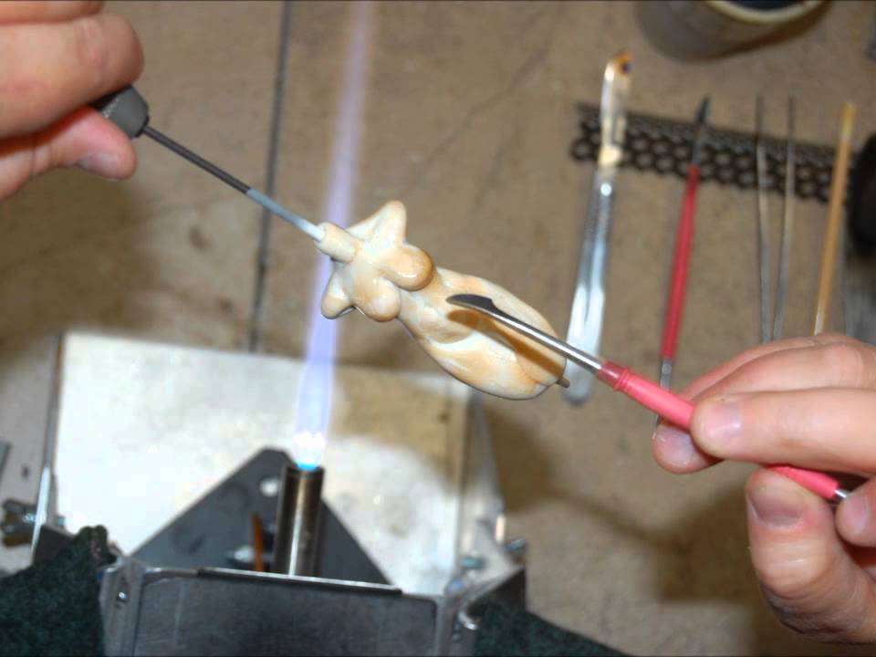 athletic goddess glass lampworking video