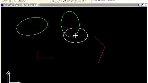 How to Insert Circle Ellipse by Centre Major Axis and Point