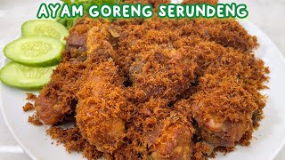 Cara membuat ayam goreng lengkuas seperti di rumah makan Padang. 