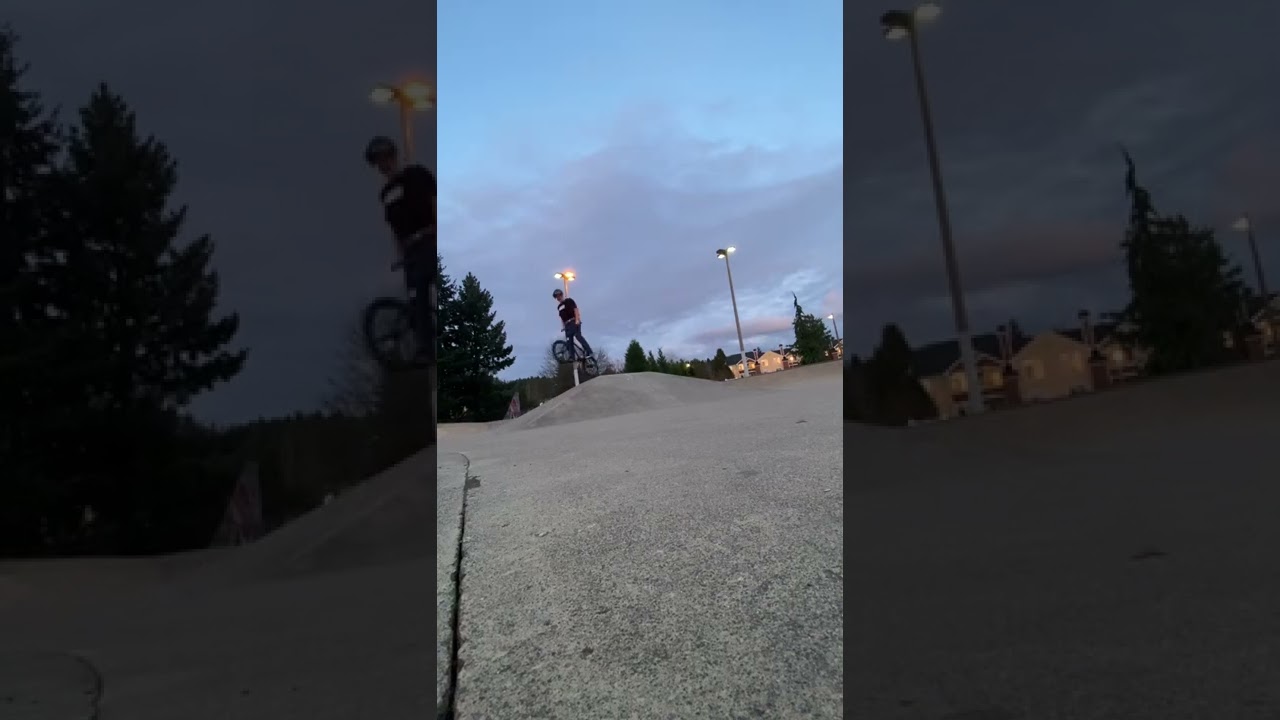 Doing 360s at Redmond skatepark! 