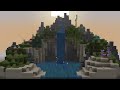 Coastal Waterfall :: Minecraft