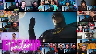 The Flash – Final Trailer Reaction Mashup 🦇⚡ - Batman | Michael Keaton \& Ben Affleck |Supergirl