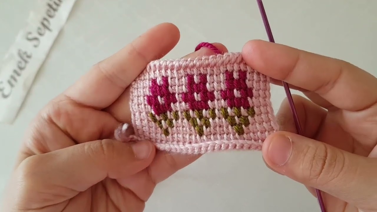 KOLAY MODEL TUNUS İŞİ PATİK YAPILIŞI /TUNUS İŞİ PATİK MODELLERİ /#tunusişipatikyapılışı #easycrochet