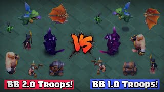 New vs Old Builder Base Troops! - Clash of Clans