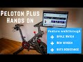 Peloton Bike+ (plus) hands on - Walkthrough - Apple Watch GymKit, Screen & Auto follow resistance