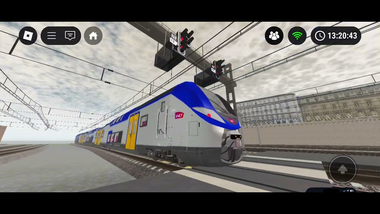 Complication de train sur le jeu TSR sur roblox.