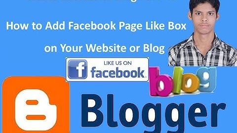 How to Add Facebook Page Like Box on Website | Create Successful Blog ( Part-15 )