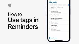 How to use tags in Reminders on iPhone, iPad, and iPod touch | Apple Support screenshot 3