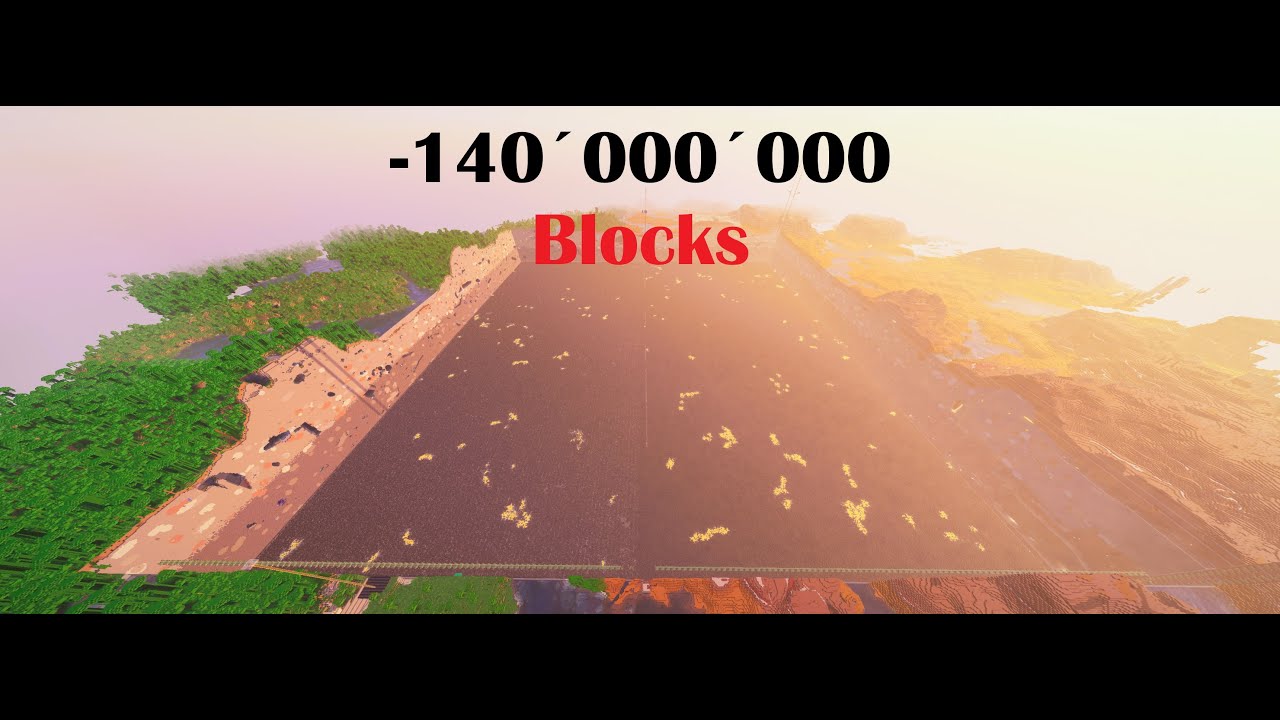 Removing 140 Million blocks in Survival Minecraft - YouTube