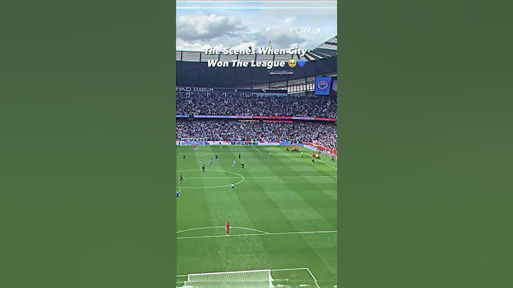 Manchester City Fans INVADE The Pitch After Winning The League! 💙 #shorts
