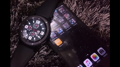 (Official)How to connect Samsung Gear S3 to iPhone(iOS)