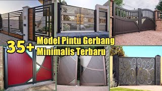 35  desain pintu pagar rumah minimalis terbaru - pintu gerbang pagar minimalis