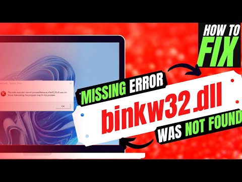 [2022] How To Fix binkw32.dll Missing Error ✅Not found error💻 Windows 10/11/7 💻 32/64bit