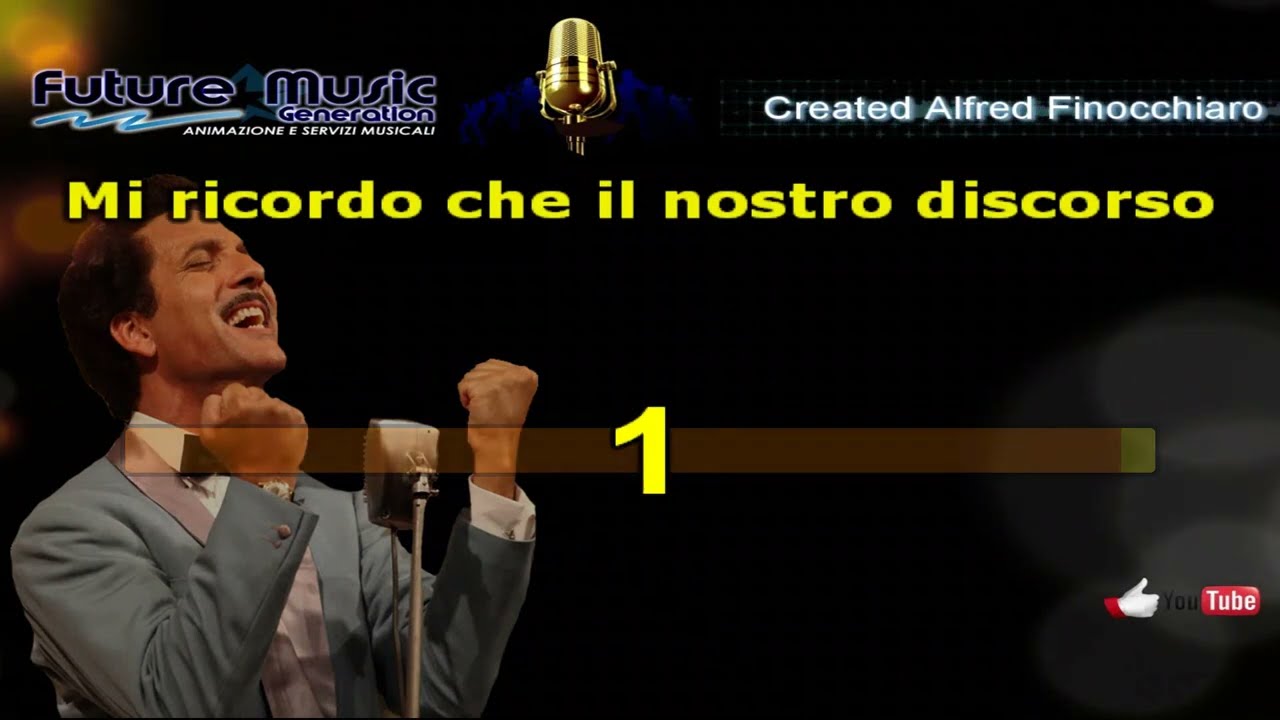 Domenico modugno La lontananza Karaoke con cori