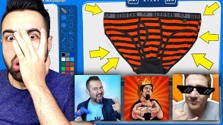 BUNU ÇİZMEYE UTANDIM ! EKİP ÇİZİYOR ! - EĞLENCELİ ÇİZİM OYUNU !