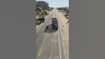 Realistic Highway Car Crashes #312 - BeamNG.Drive