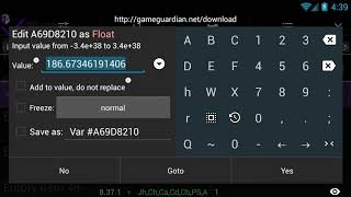 Search float by integer part (as Auto type and as range) - GameGuardian screenshot 3