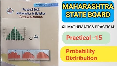 12th Math Practical Book | 12th Mathematics & Statistics | HSC Math Handbook all Solutions