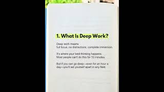 What is Deep Work? | Focus Like a Pro | Productivity Tips for Success