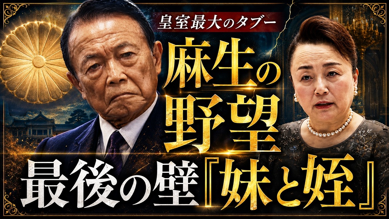 【皇室最大のタブー】麻生の野望、最後の壁は妹と姪…三笠宮家「分裂」の深層