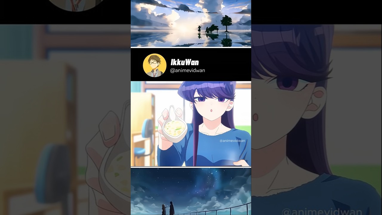 She took care of him😊 [ Komi Can't Communicate Season 2 ]