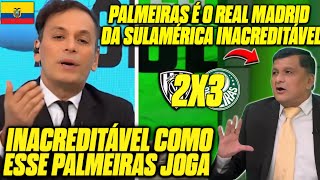 REAÇÕES DA IMPRENSA EQUATORIANA FALANDO DA VIRADA DO PALMEIRAS CONTRA DEL VALLE!!