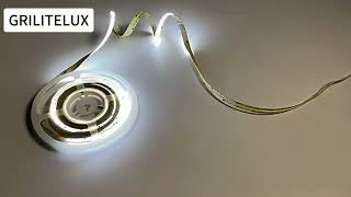 This COB Running Water LED Strip Looks Like Flowing Light ✨#ledlights #runningwater #coblight