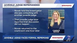 Juvenile judge issued reprimand after misconduct, calling other judge 'bimbo'