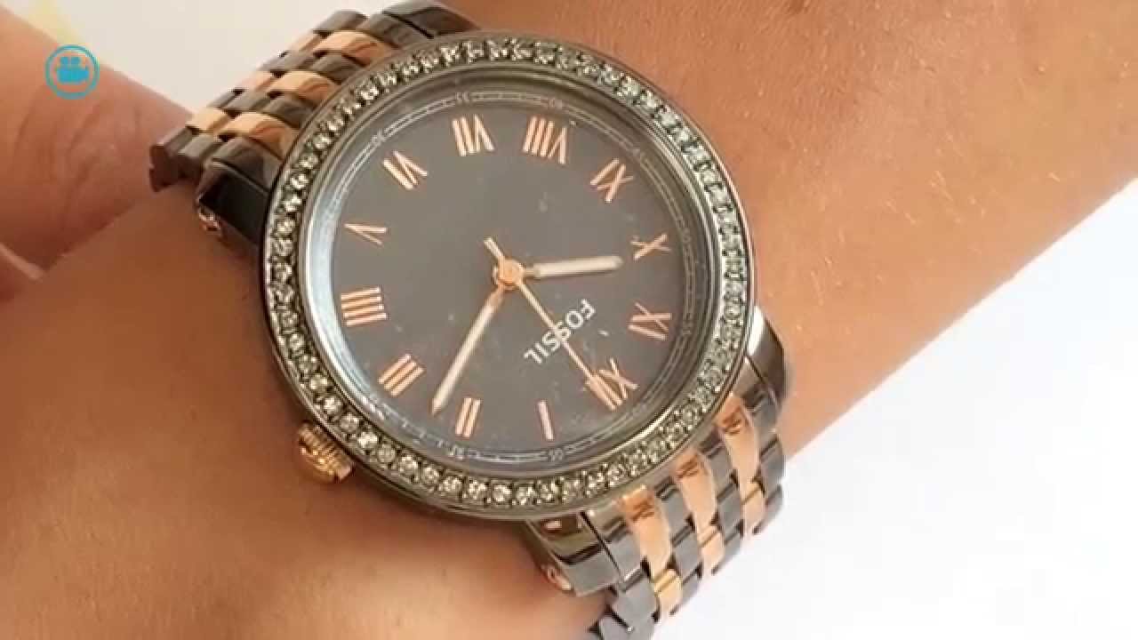 Ceas Fossil Emma ES3115 Review / Fossil Emma Smoke & Rose - Unboxing