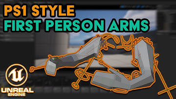 Blender to Unreal Engine 5 - PS1 Style First Person Arms Tutorial