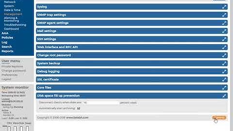 Preventing disk space fill up in syslog-ng Store Box