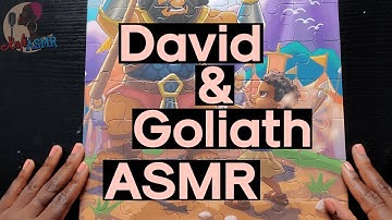 ASMR | Puzzle Time | The Story of David & Goliath, Strength & Courage | Haitian Accent