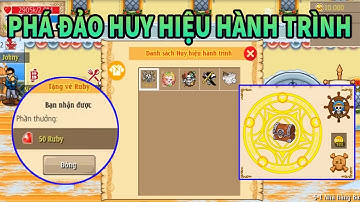 Hải tặc tí hon: Phá đảo huy hiệu hành trình và web bán ruby tự động đã hoạt động