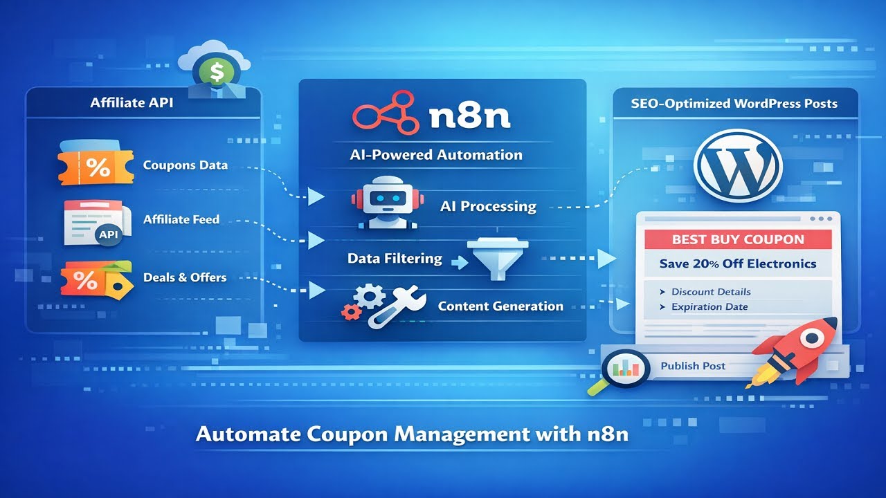 How I Built an AI Coupon Automation in n8n (Affiliate + SEO + WordPress ...