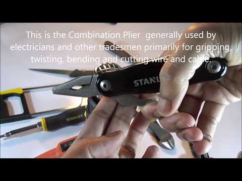 How to use a Multi-tool (Basics & Safety) using Stanley 7-in-1 Multitool