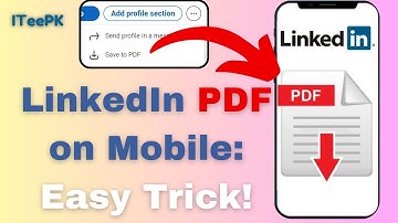 Download LinkedIn Profile as PDF on Mobile | Easy Browser Trick Tutorial