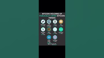 Bitcoin BTC holdings of Bitcoin miners #crypto #bitcoin #btc #mining #hodl #future