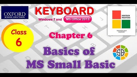 6th Oxford Basics Of MS Small Basic | Small Basic Programming | Small Basic
