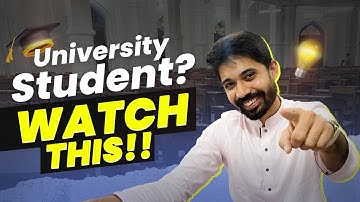 17 Tips for the University Students from my real life experience 🔥 | Ayman Sadiq