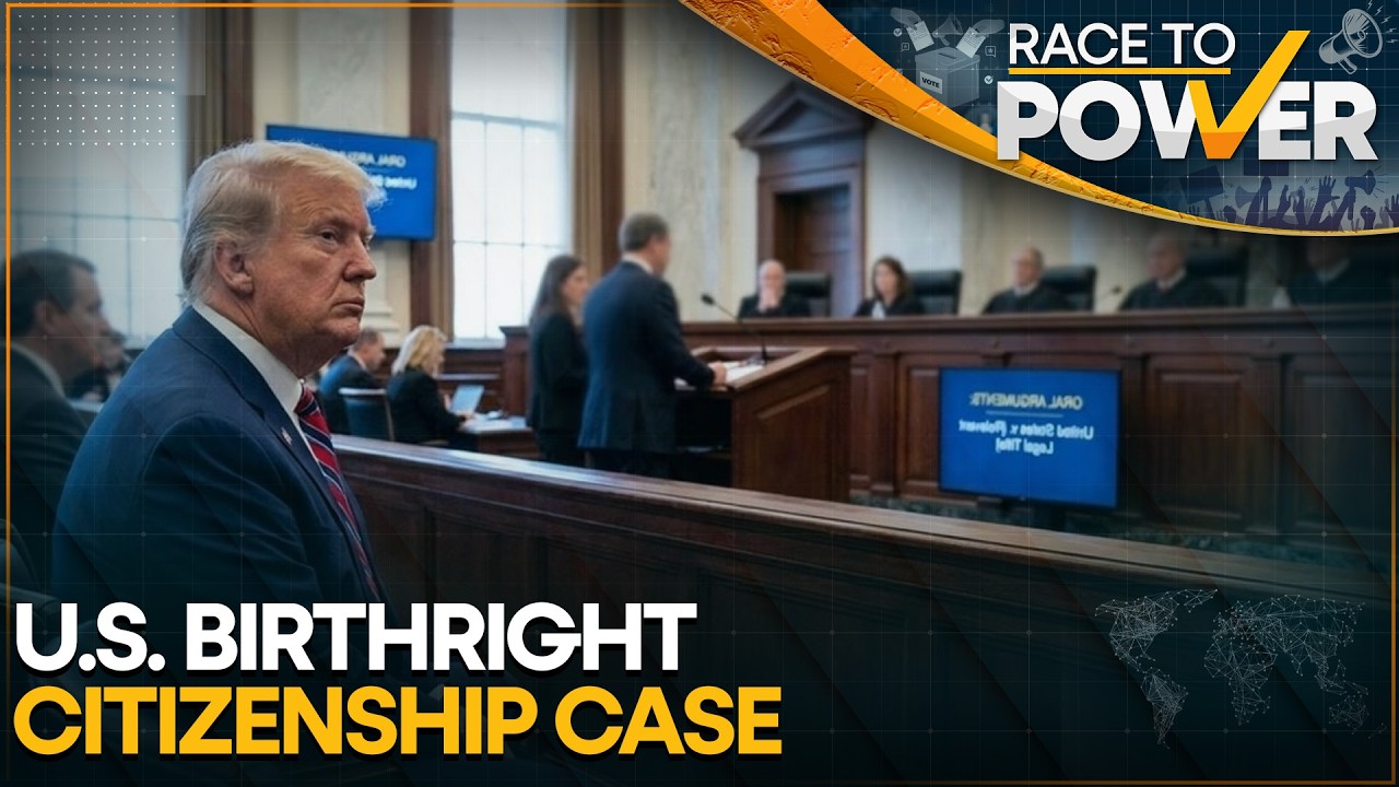 Donald Trump Attends Supreme Court Hearing On Birthright Citizenship ...