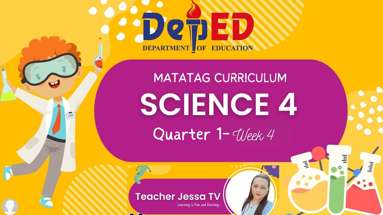 SCIENCE 4 QUARTER 1 WEEK 4 MATATAG mp4 - YouTube