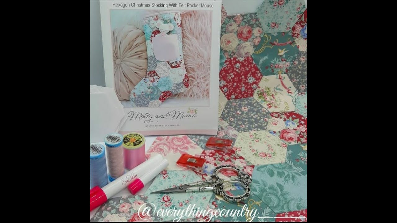 The Complete Beginners Guide to EPP - Part 2. How to sew up your Hexagons (with no stitches showing)