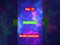 Day- 21 #viral #breathingtechniques #breathwork #trending #reallife #vlog #challenge #viralchallenge