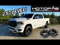 2020 RAM 1500 LEVELING KIT INSTALL! (2.5" MOTO FAB LEVELING KIT) FIRST MOD!