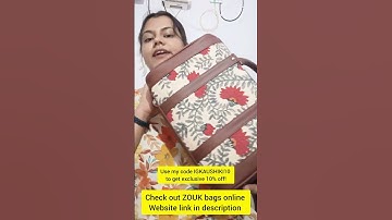 Carry this amazing ZOUK bag everywhere you go this festive season!