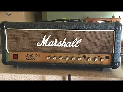 Marshall Lead 100 MOSFET Metal Tones - YouTube