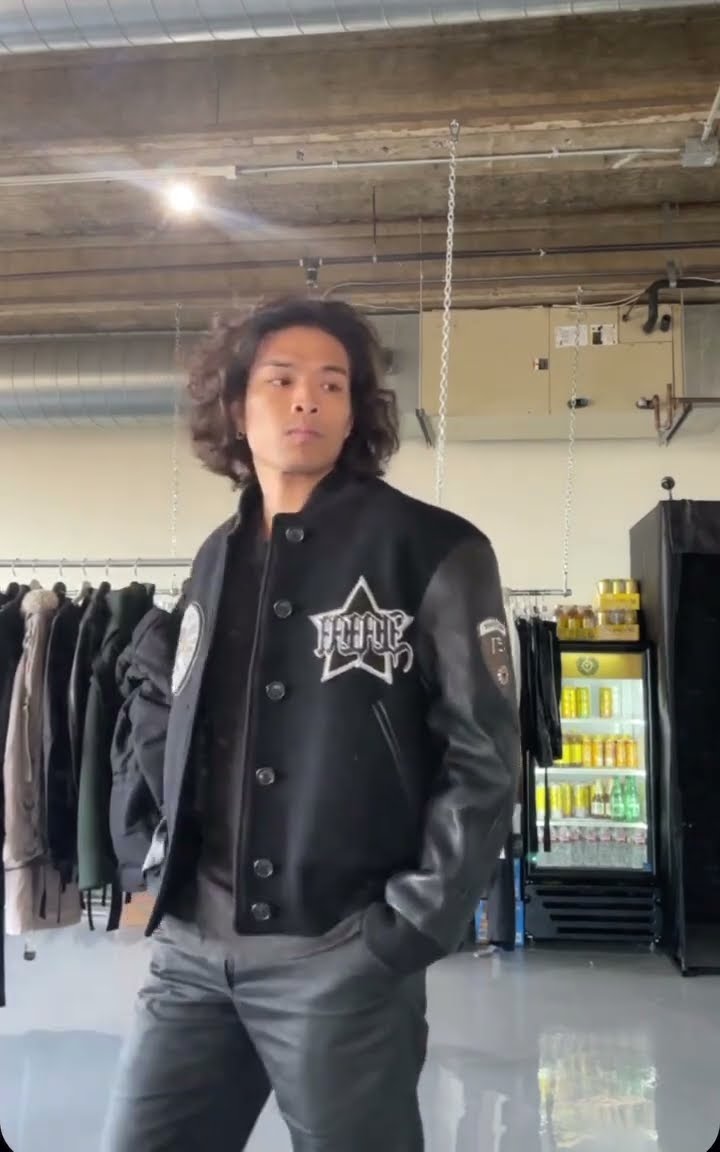 Issey Miyake x Takashi Murakami Varsity Jacket - YouTube