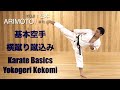 Karate Basics: Yokogeri Kekomi・空手基本、横蹴り蹴込み